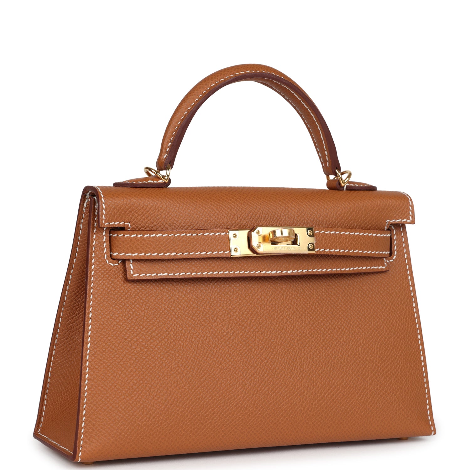 Hermes Kelly Sellier 20 Gold Epsom Gold Hardware