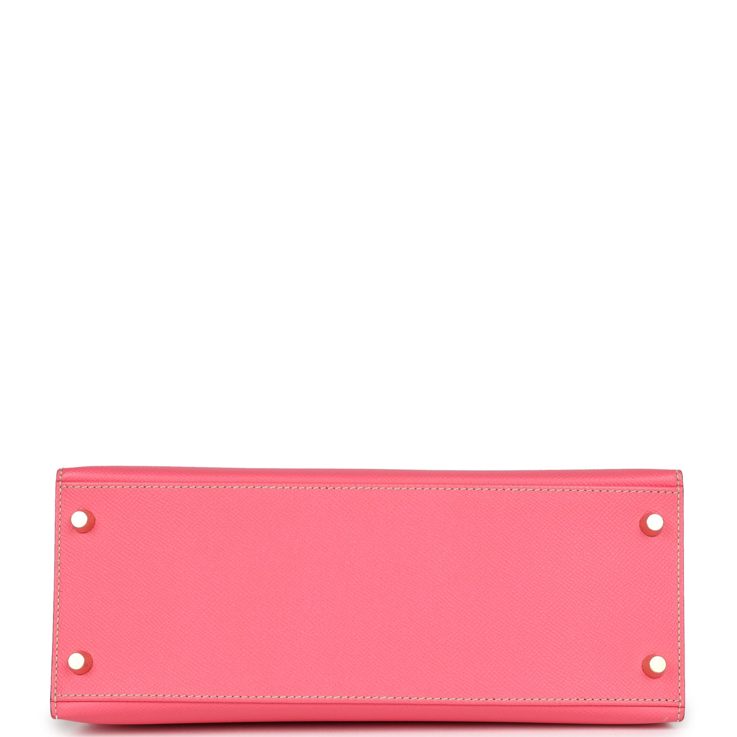 Pre-owned Hermes Special Order (HSS) Kelly Sellier 28 Rose Azalee and Trench Epsom Epsom Brushed Gold Hardware