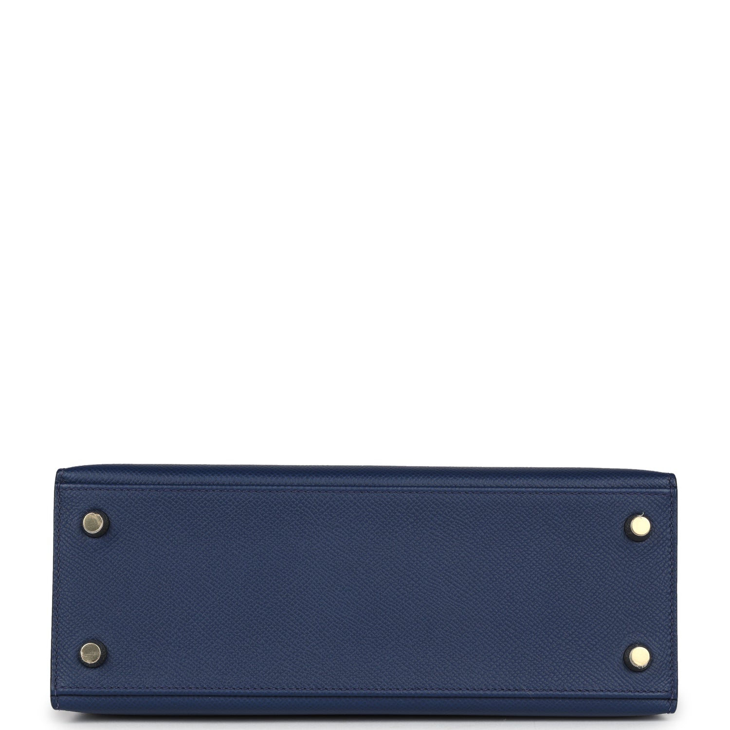Hermes Kelly Sellier 25 Bleu Saphir Epsom Gold Hardware