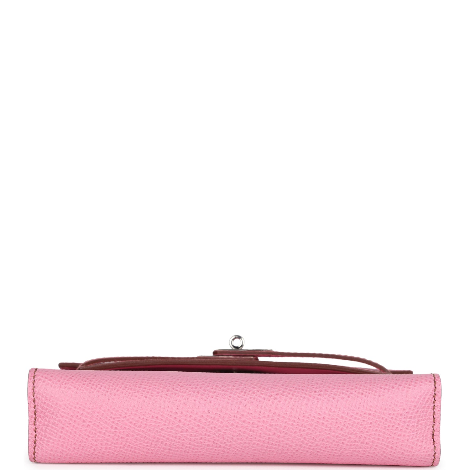 New Hermes Micro Kelly 15 Bubblegum Epsom Palladium Hardware