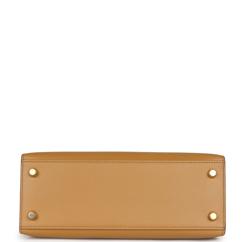 Hermes Kelly Sellier 25 Poussière Tadelakt Gold Hardware