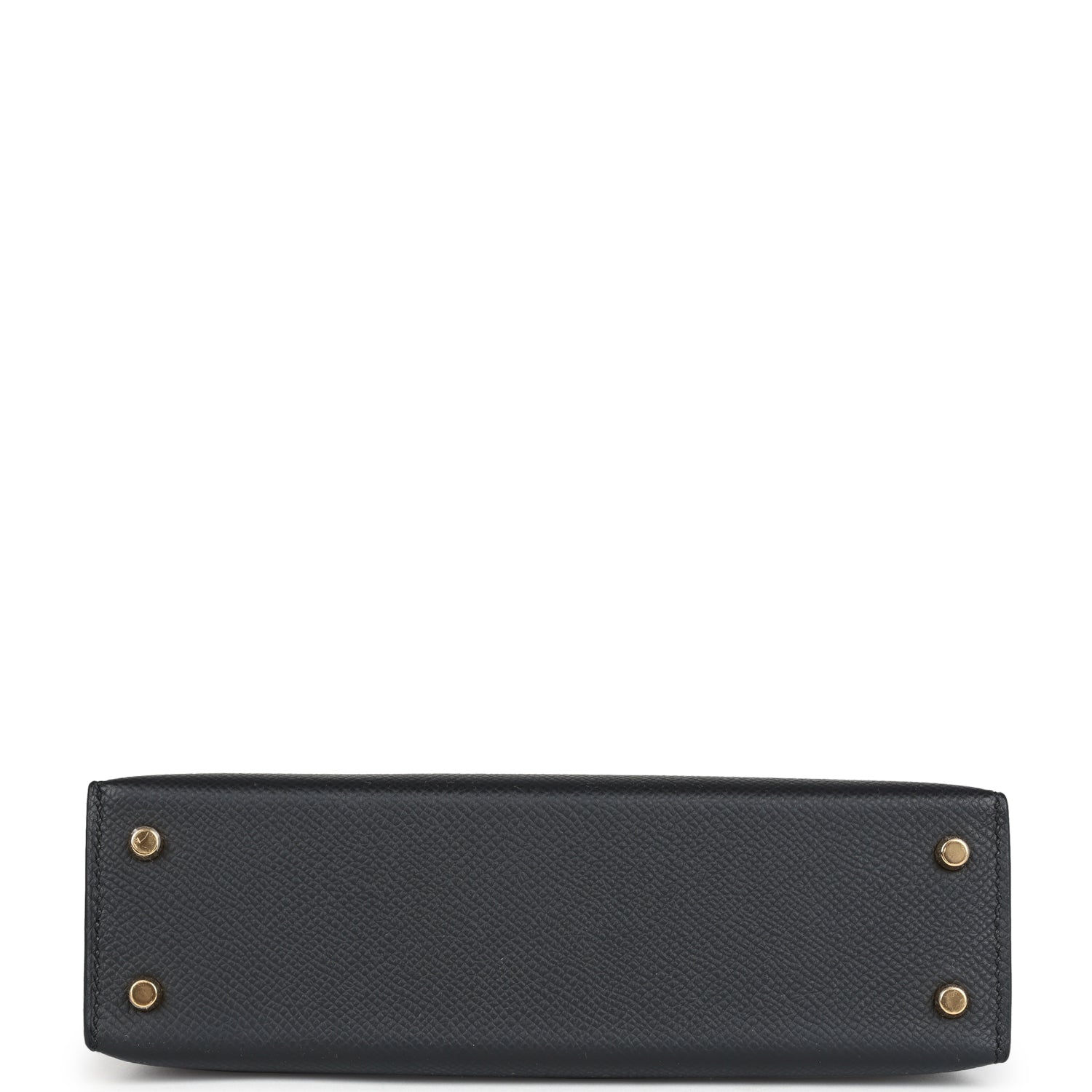 Hermes Kelly Sellier 20 Black Epsom Gold Hardware