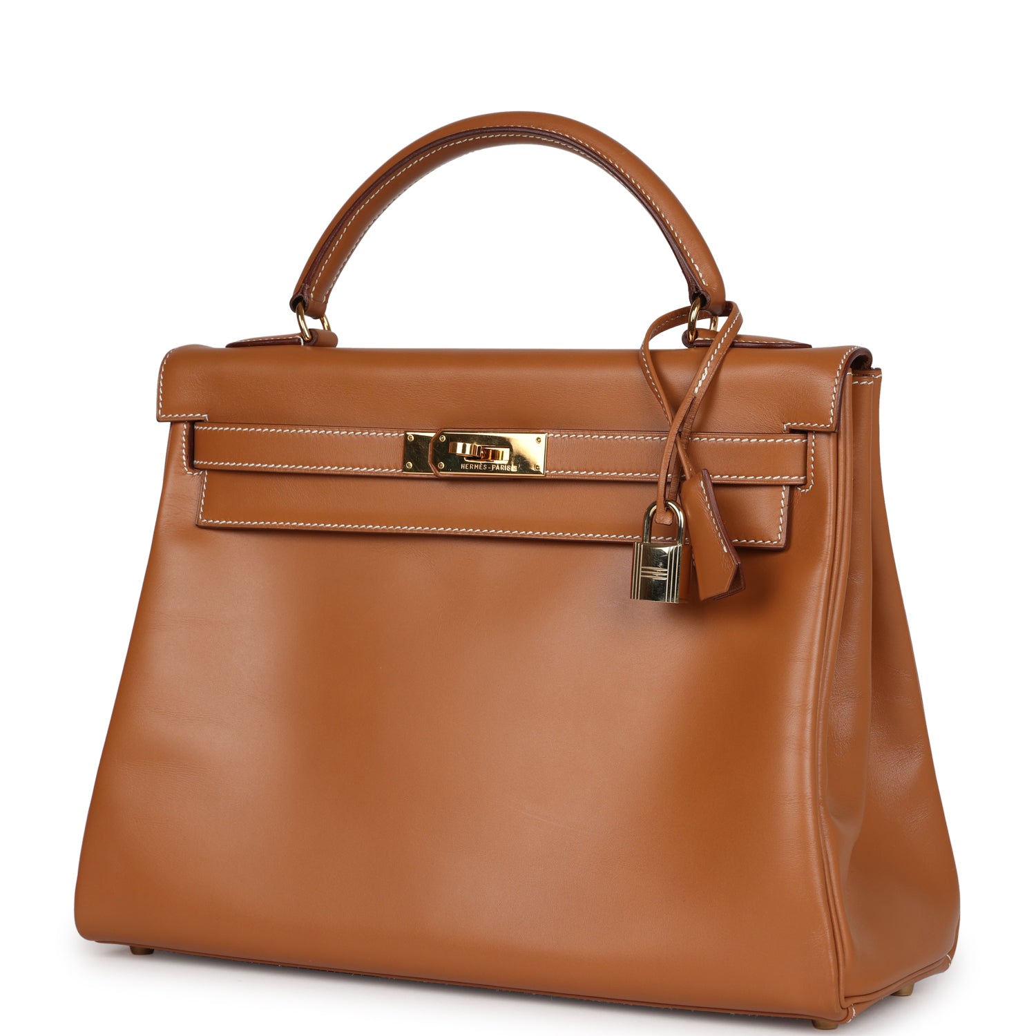 New Hermes Kelly Retourne 32 Naturel Sable Chamonix Gold Hardware