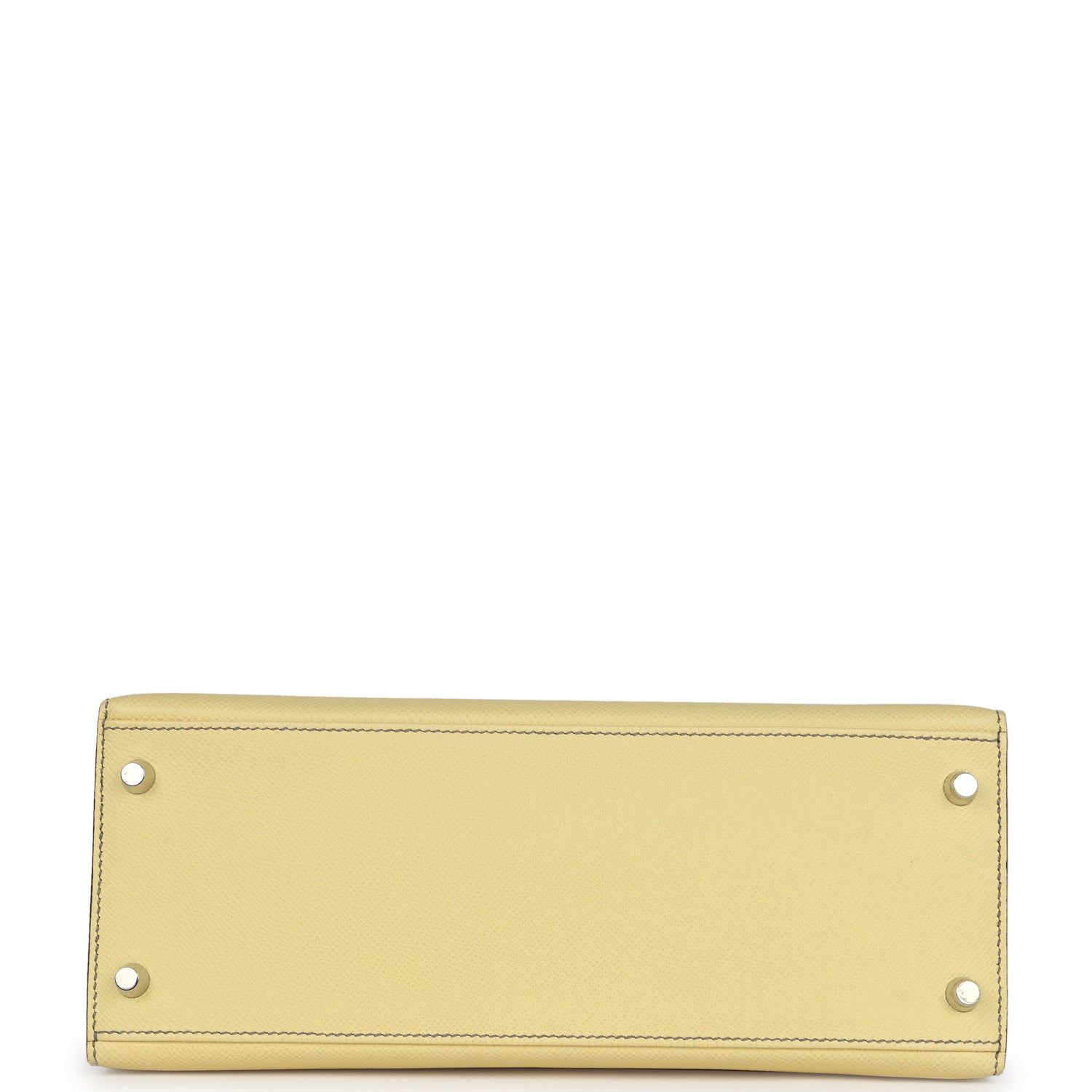 Pre-owned Hermes Special Order (HSS) Kelly Sellier 28 Rose Confetti and Jaune Poussin Epsom Palladium Hardware