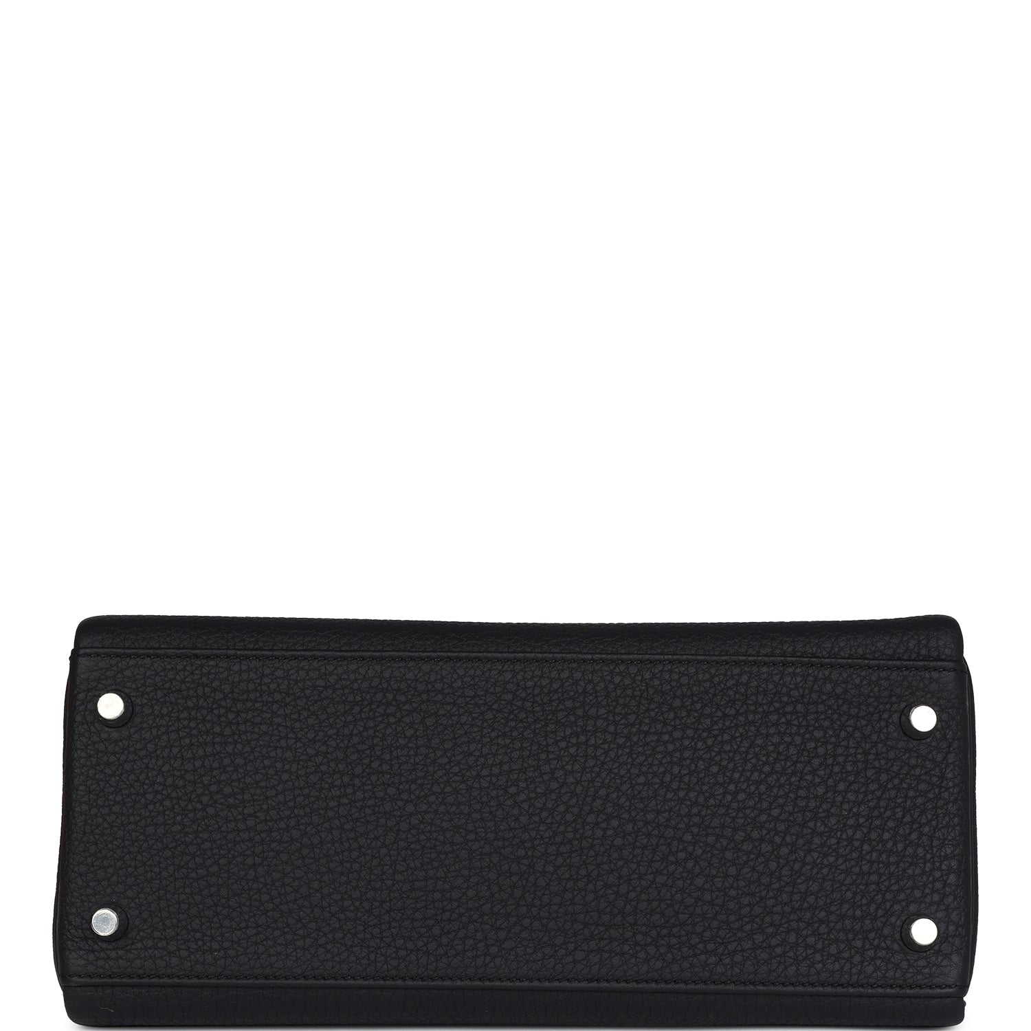 Hermes Kelly Retourne 28 Black Togo Palladium Hardware