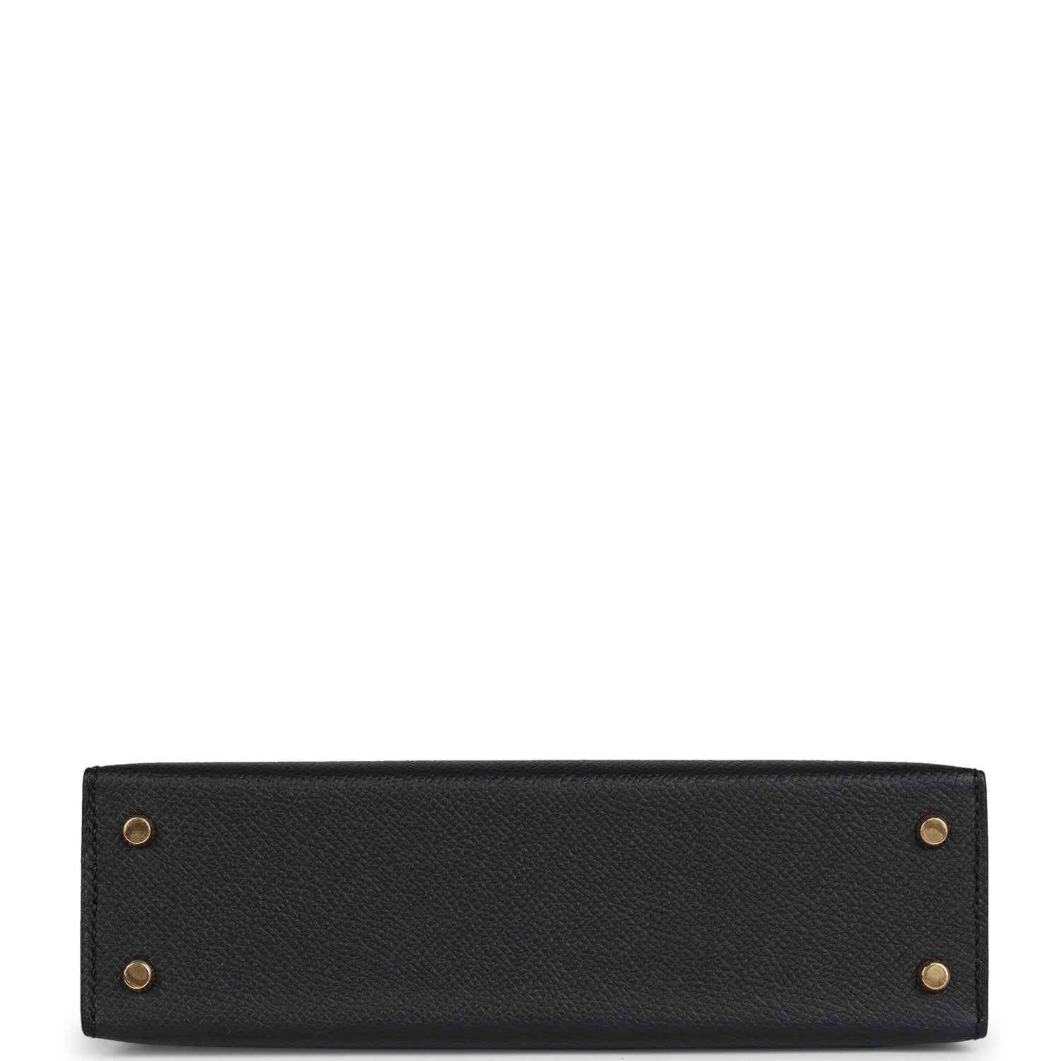 Hermes Kelly Sellier 20 Black Epsom Gold Hardware