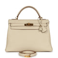 New Hermes Kelly Retourne 32 Parchemin Togo Gold Hardware