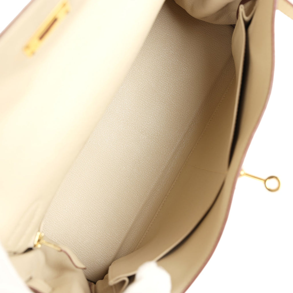 Hermes Kelly Retourne 32 Parchemin Togo Gold Hardware