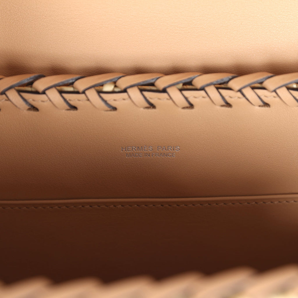 Hermes Mini Picnic Kelly 20 Chai Swift Palladium Hardware