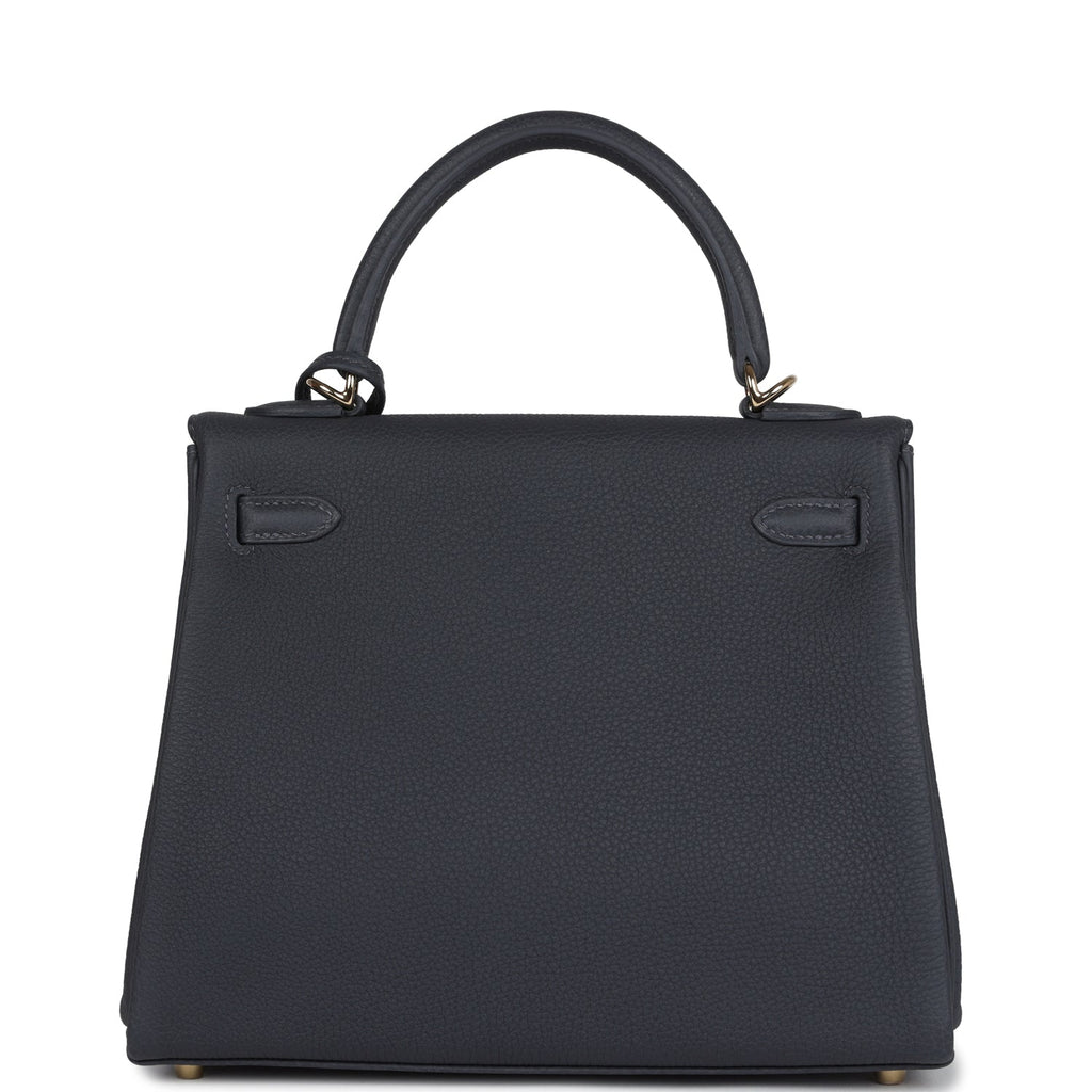 Hermes Kelly Retourne 25 Ardoise Togo Permabrass Hardware