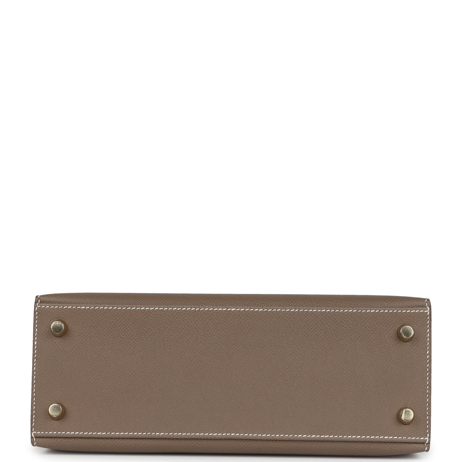 Hermes Kelly Sellier 25 Etoupe Epsom Gold Hardware