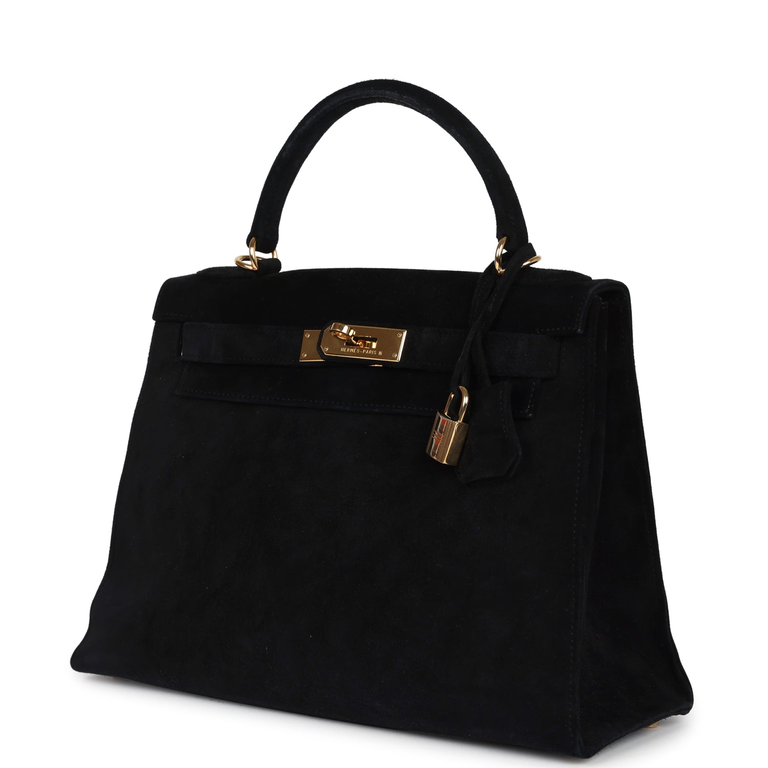 New Hermes Kelly Sellier 28 Black Doblis Gold Hardware