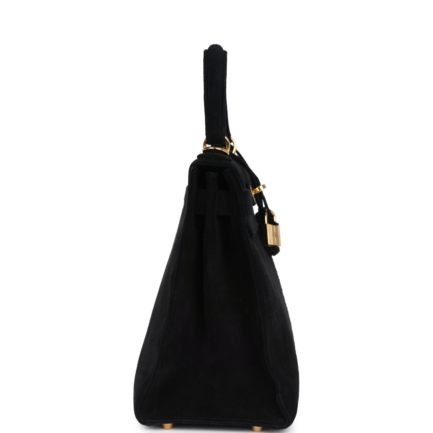 New Hermes Kelly Sellier 28 Black Doblis Gold Hardware