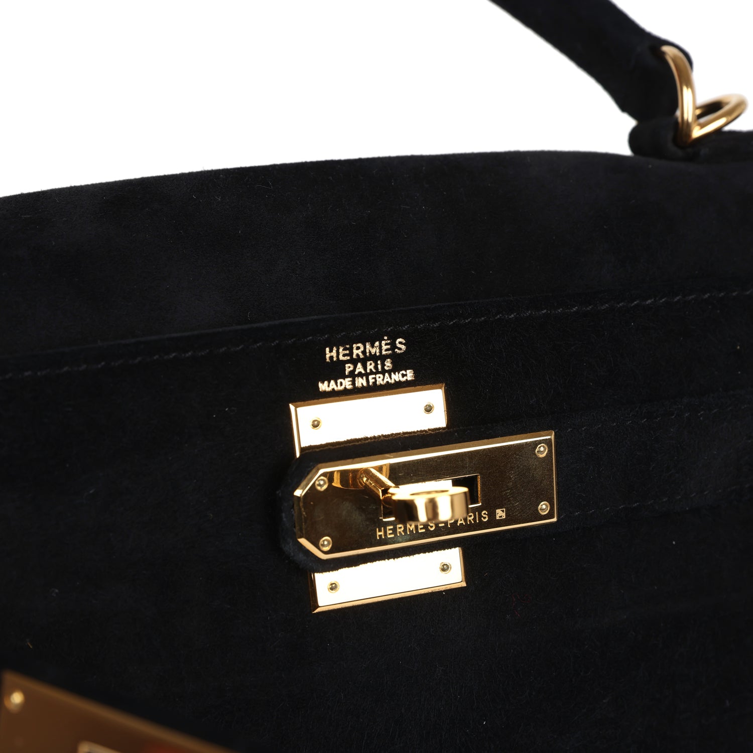 New Hermes Kelly Sellier 28 Black Doblis Gold Hardware
