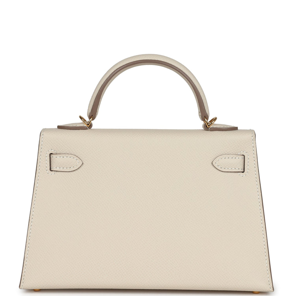 Hermes Kelly Sellier 20 Craie Epsom Gold Hardware