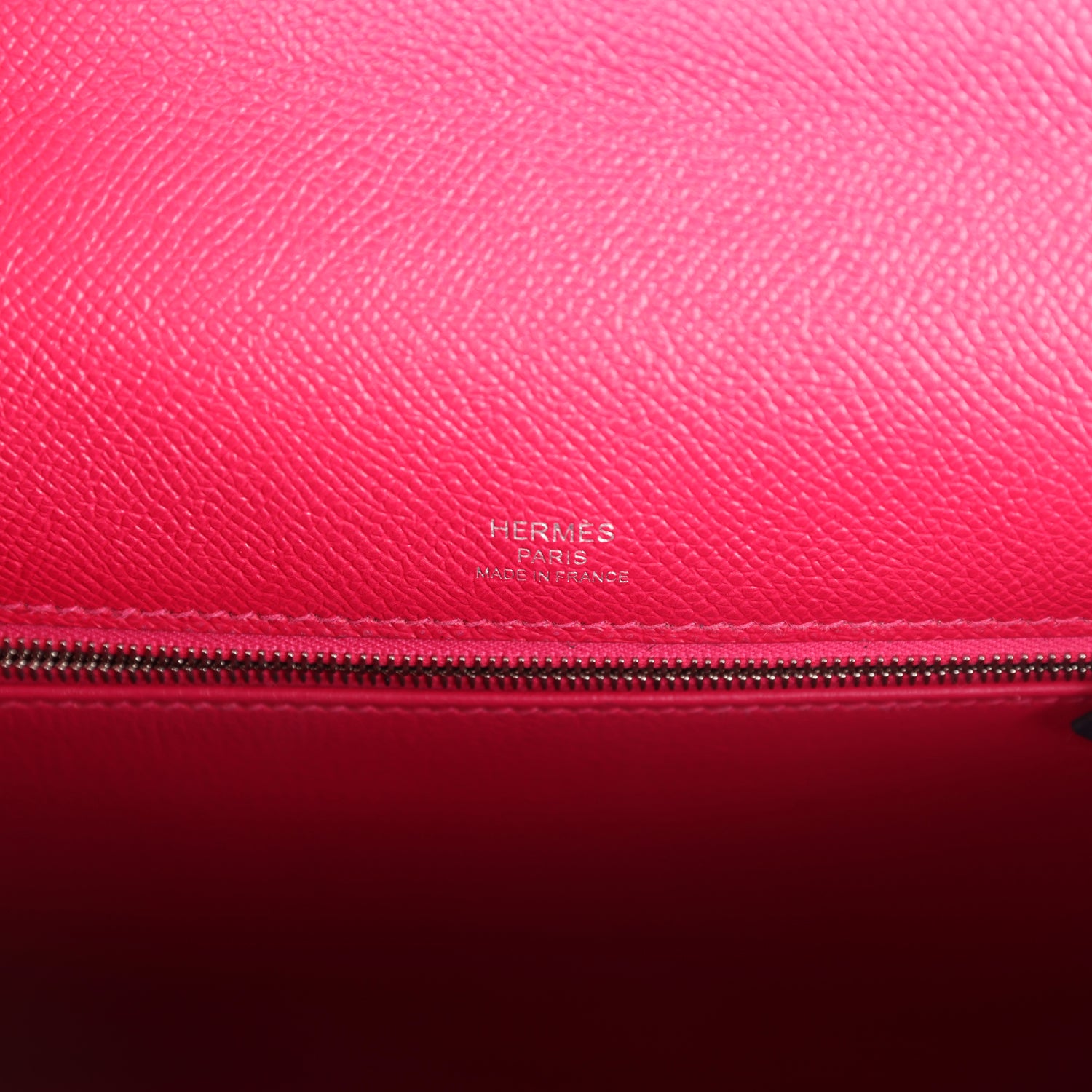 Hermes Kelly Sellier 28 Casaque Bleu Indigo and Rouge Sellier Epsom Palladium Hardware