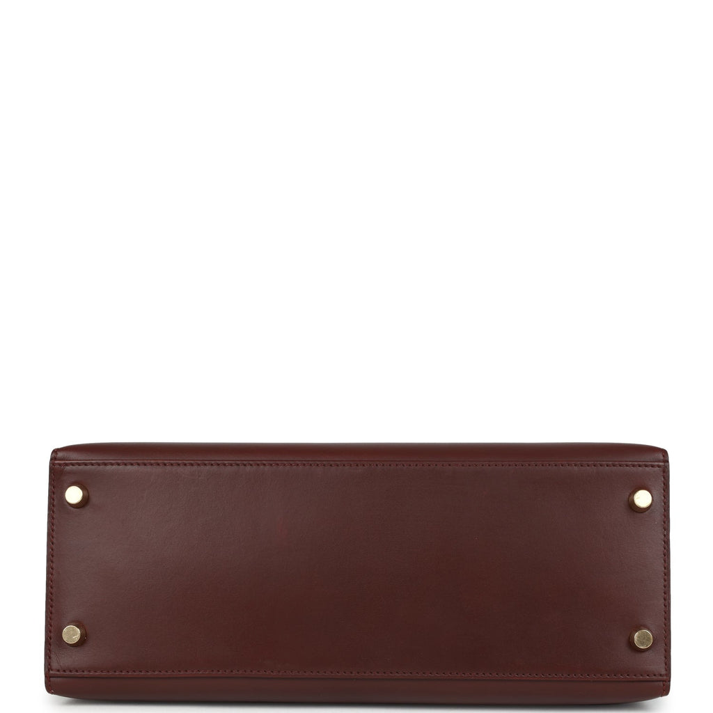 New Hermes Kelly Sellier 28 Noisette Box Gold Hardware