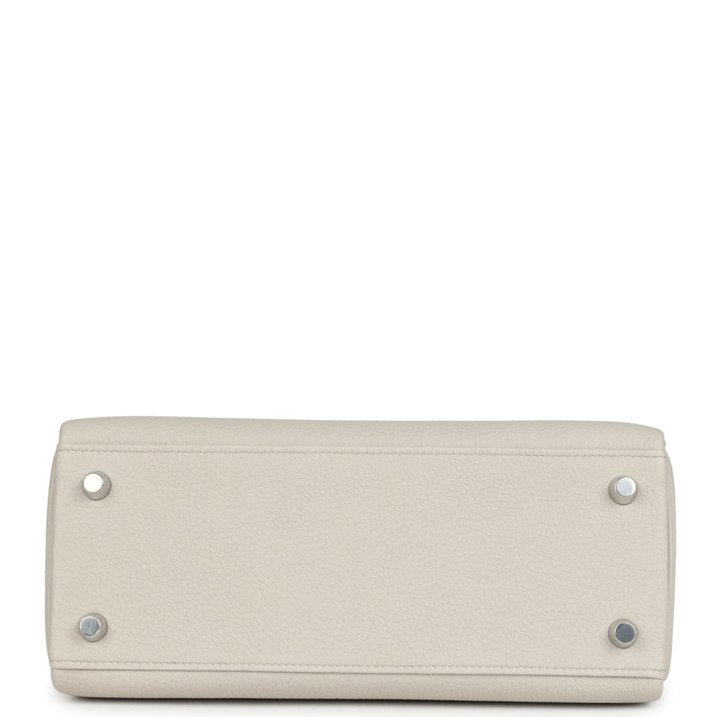 Hermes Kelly Retourne 25 Beton Togo Palladium Hardware