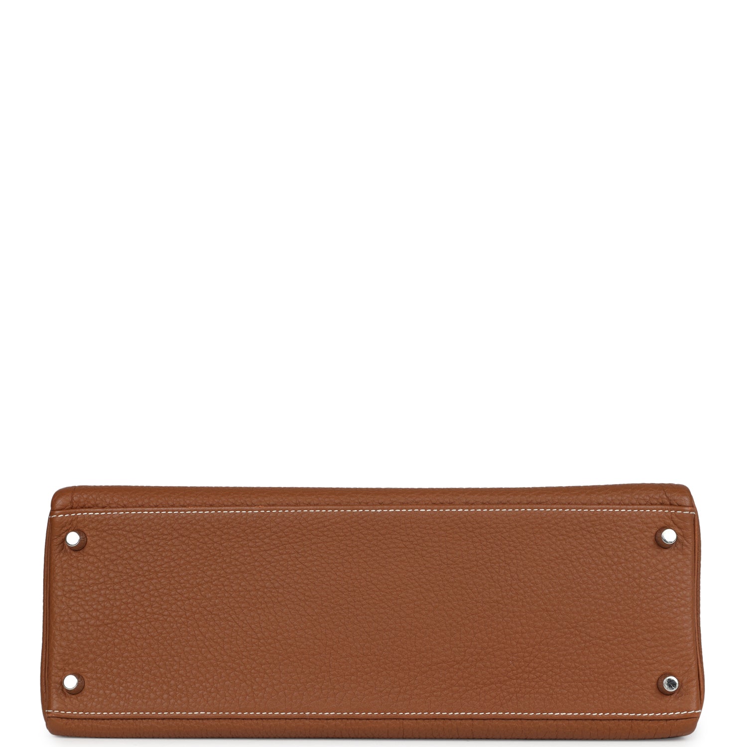 Pre-owned Hermes Kelly Retourne 35 Gold Togo Palladium Hardware