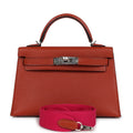 Hermes Kelly Sellier 20 Cuivre Chevre Mysore Palladium Hardware