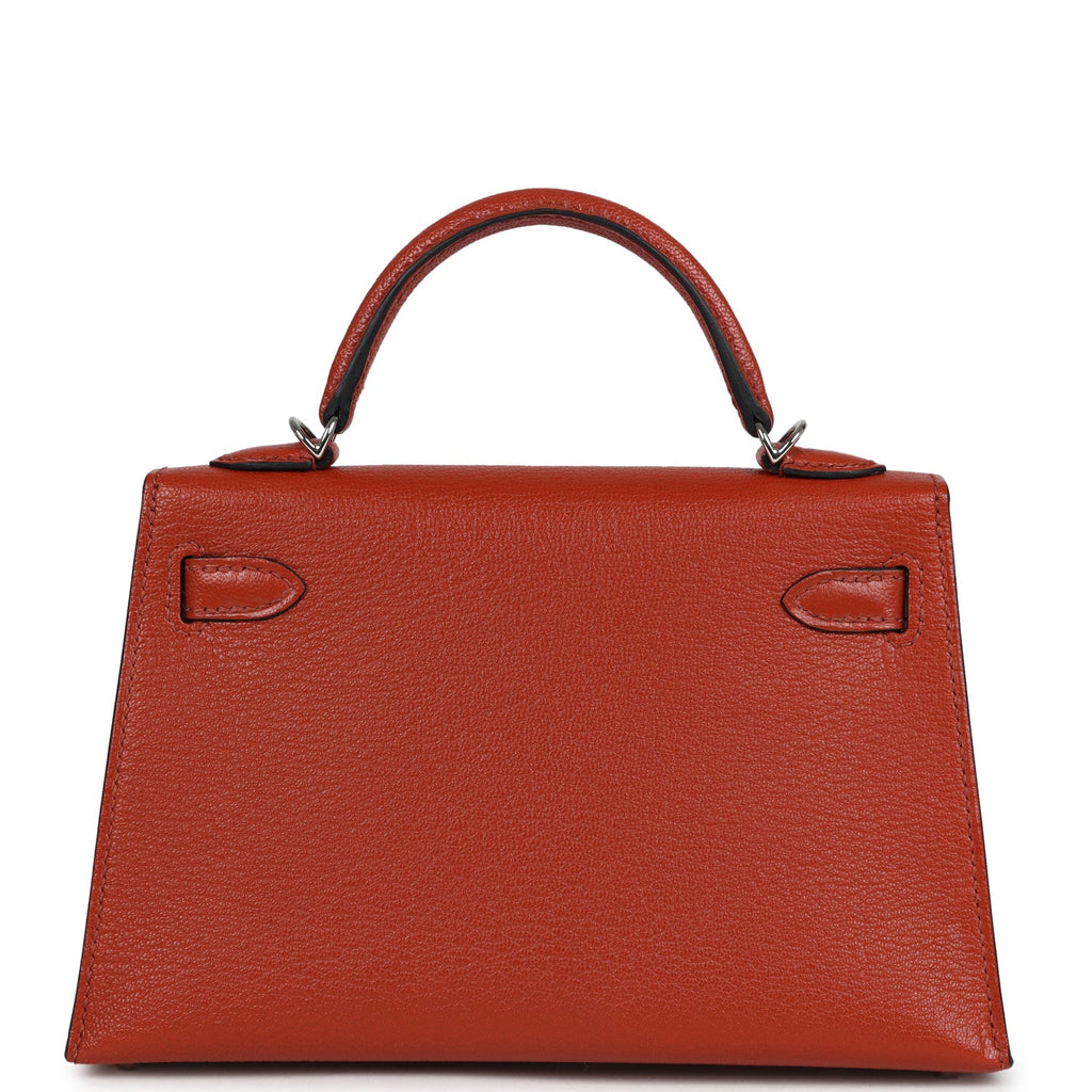 Hermes Kelly Sellier 20 Cuivre Chevre Mysore Palladium Hardware