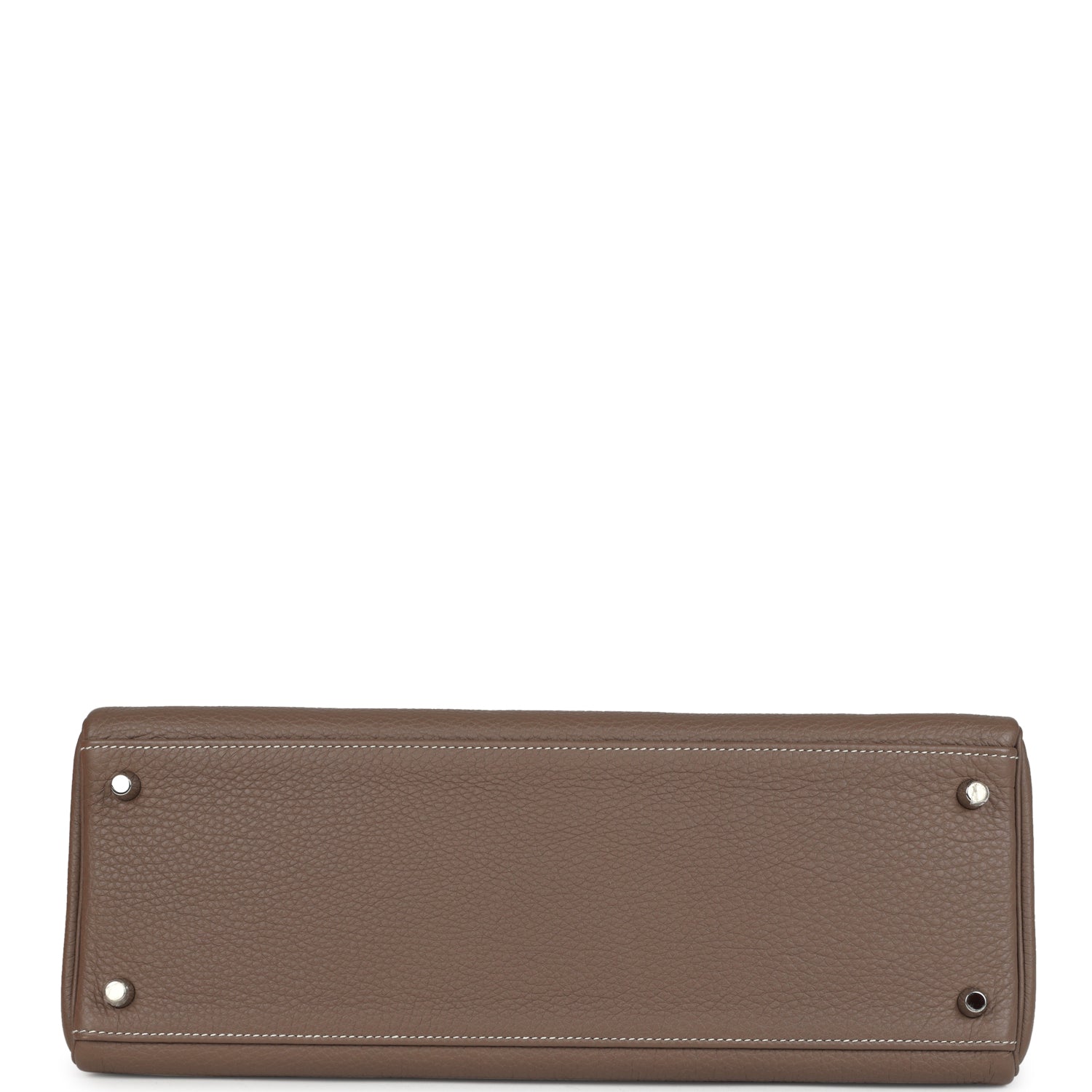 Hermes Kelly Retourne 35 Etoupe Togo Palladium Hardware
