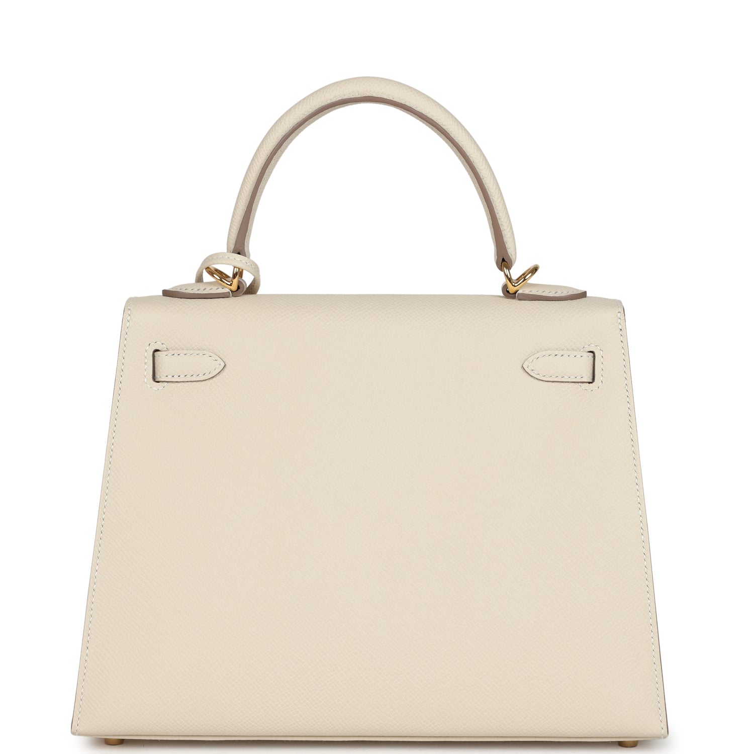 Hermes Kelly Sellier 25 Craie Epsom Gold Hardware