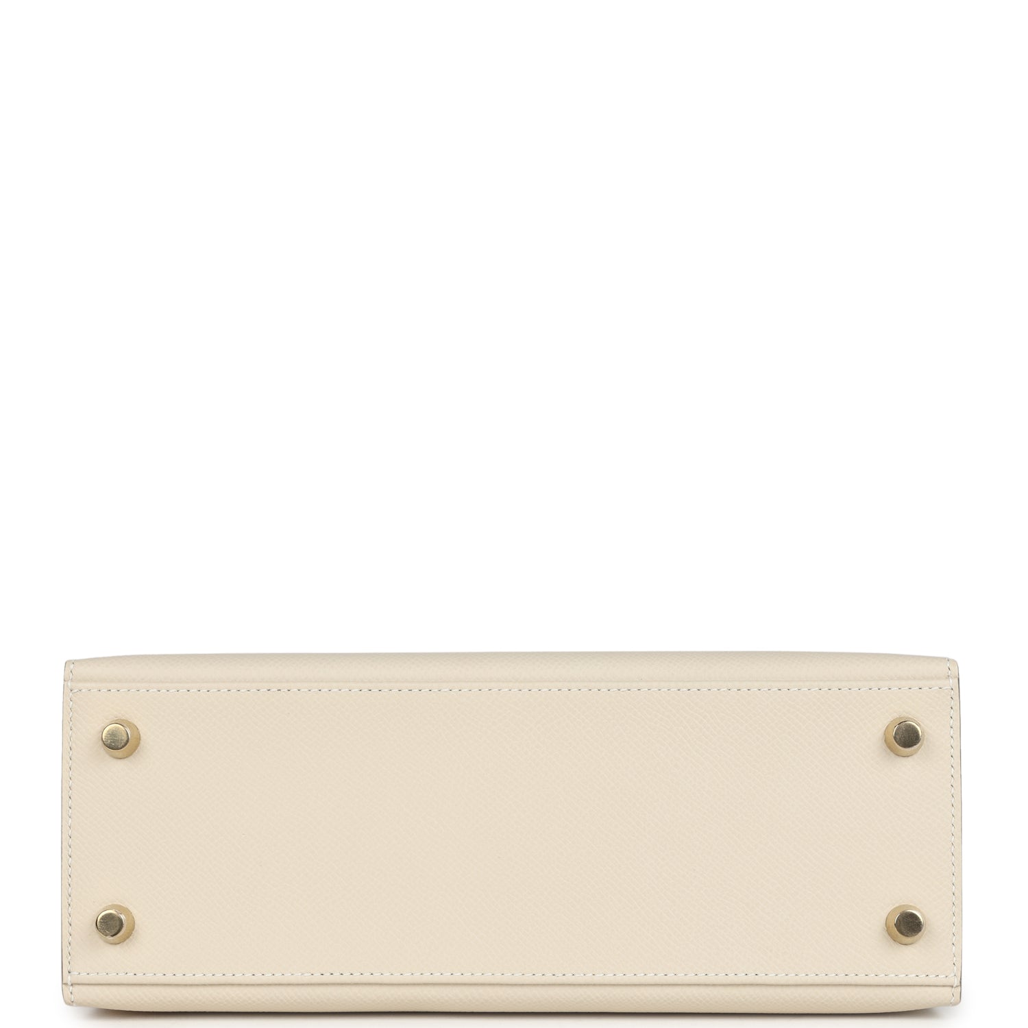 Hermes Kelly Sellier 25 Craie Epsom Gold Hardware