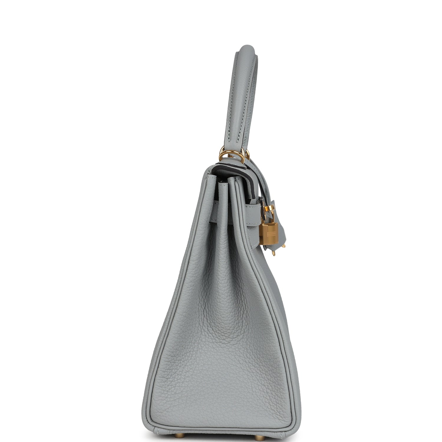 Hermes Kelly Retourne 28 Bleu Glacier Togo Gold Hardware