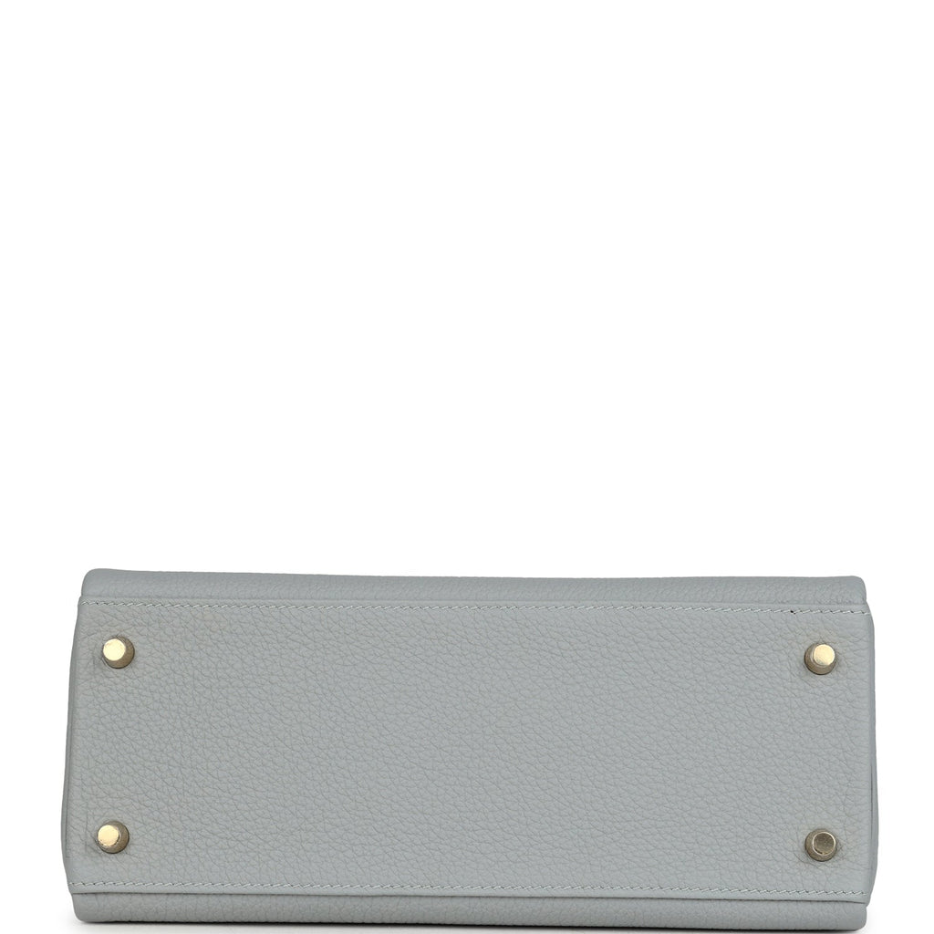 Hermes Kelly Retourne 28 Bleu Glacier Togo Gold Hardware