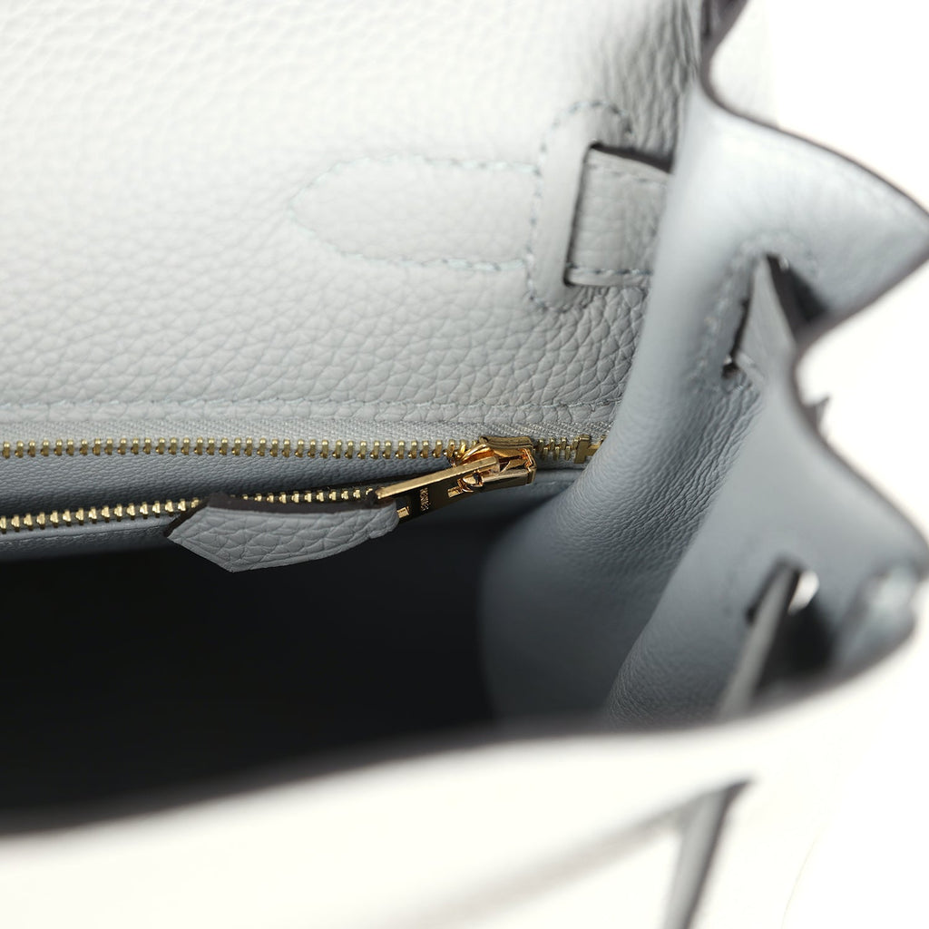 Hermes Kelly Retourne 28 Bleu Glacier Togo Gold Hardware
