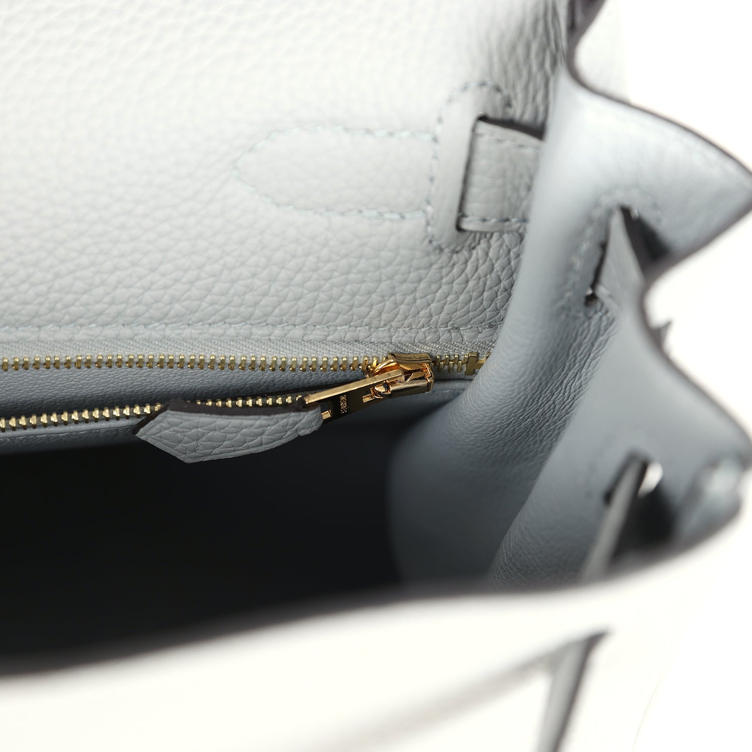 Hermes Kelly Retourne 28 Bleu Glacier Togo Gold Hardware