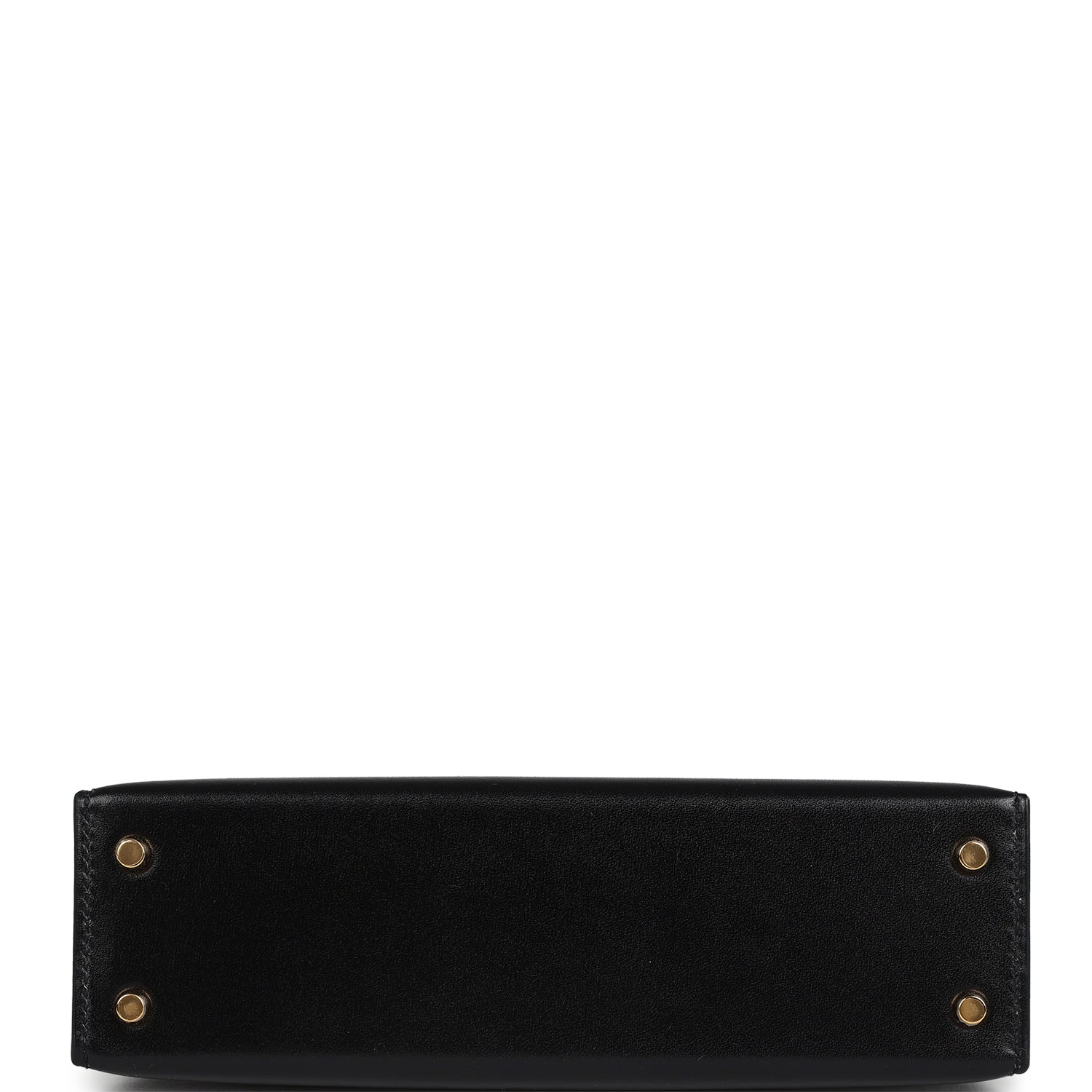 Hermes Kelly Sellier 20 Black Box Gold Hardware