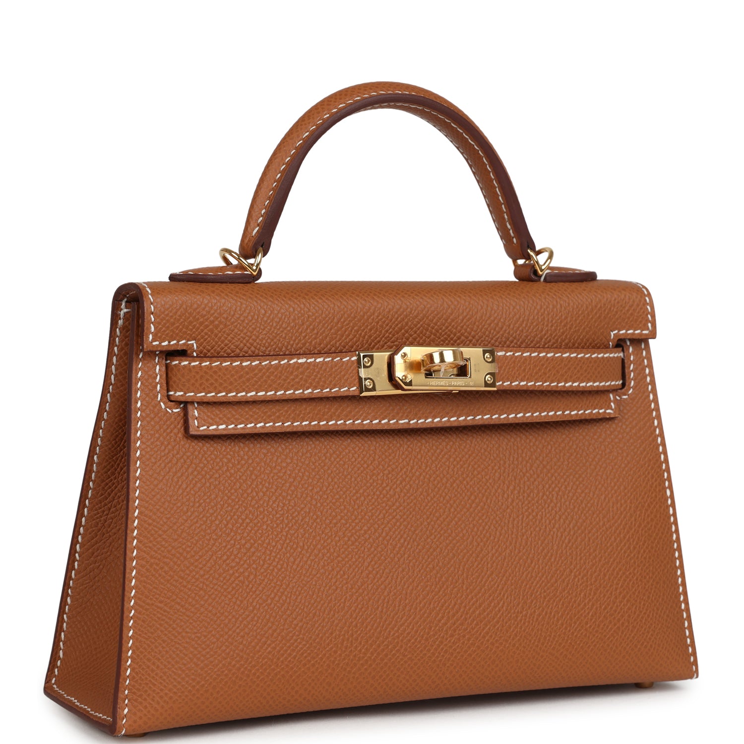 Hermes Kelly Sellier 20 Gold Epsom Gold Hardware
