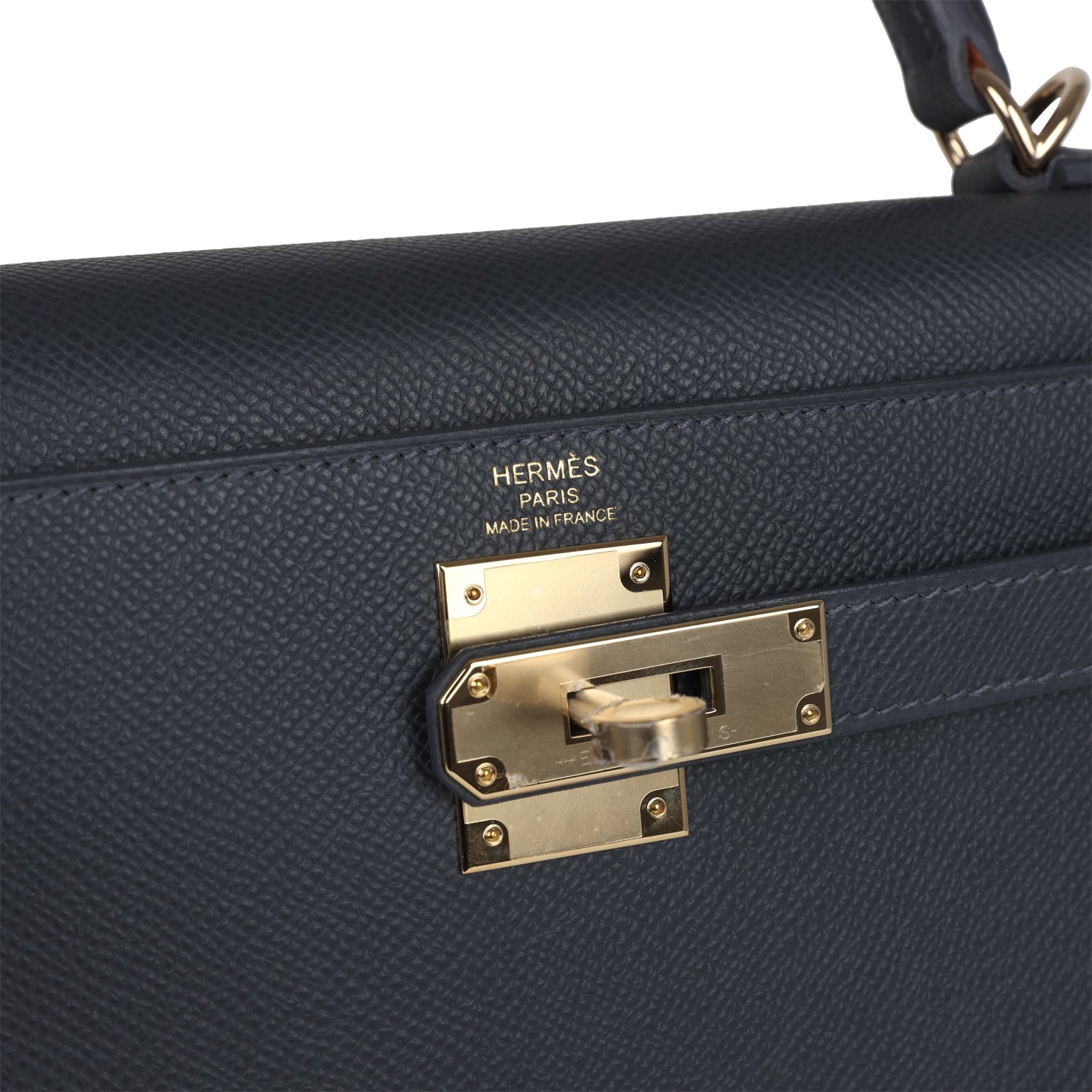 Hermes Kelly Sellier 28 Ardoise Epsom Permabrass Hardware