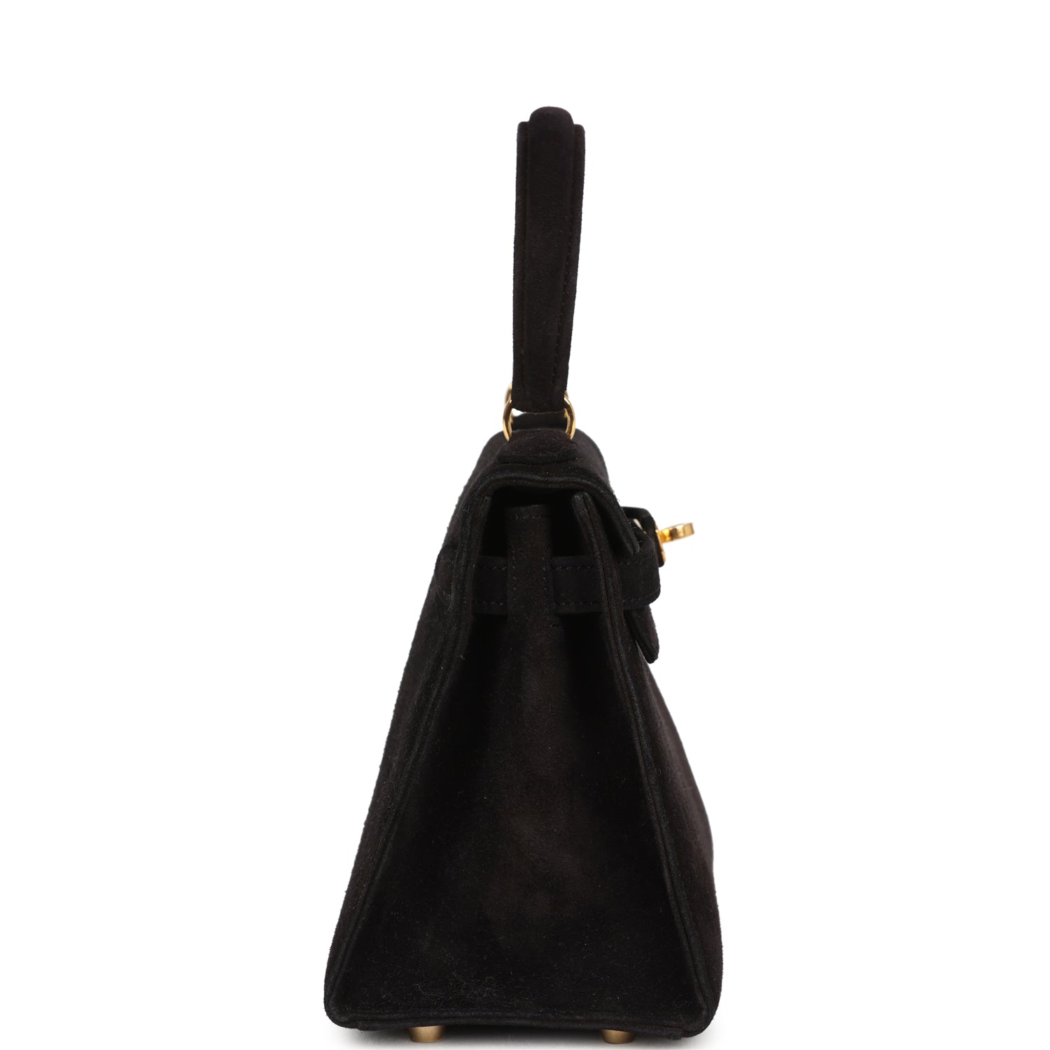 New Hermes Kelly Sellier 20 Black Doblis Gold Hardware