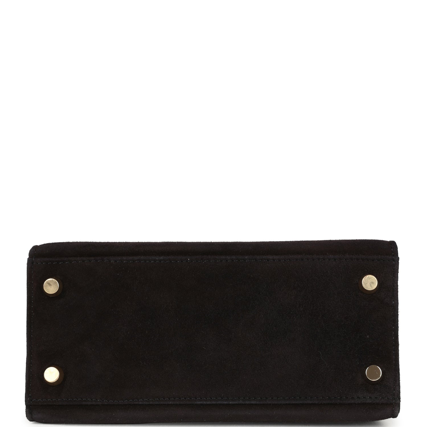 Vintage Hermes Kelly Sellier 20 Black Doblis Gold Hardware