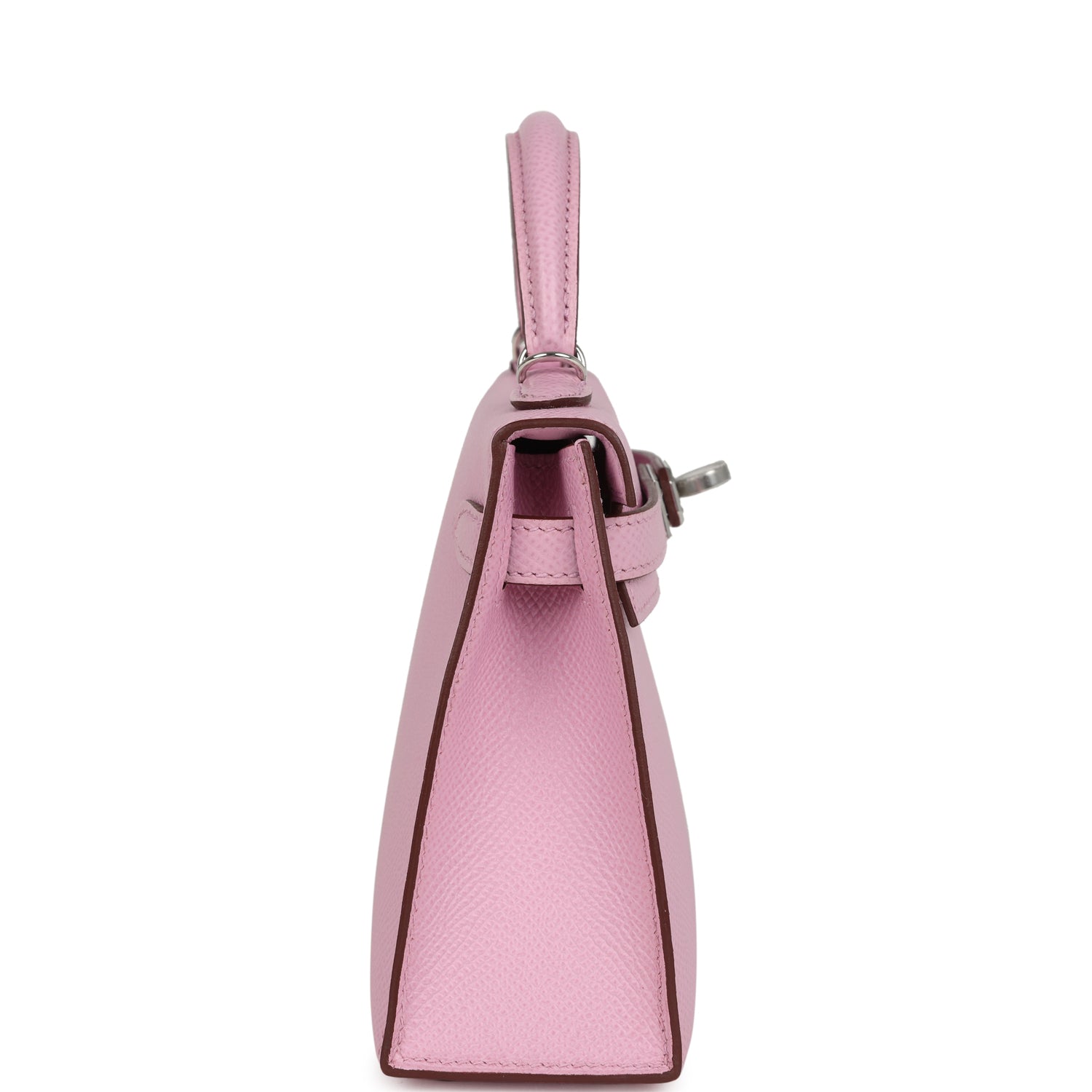 Hermes Kelly Sellier 20 Mauve Sylvestre Epsom Palladium Hardware