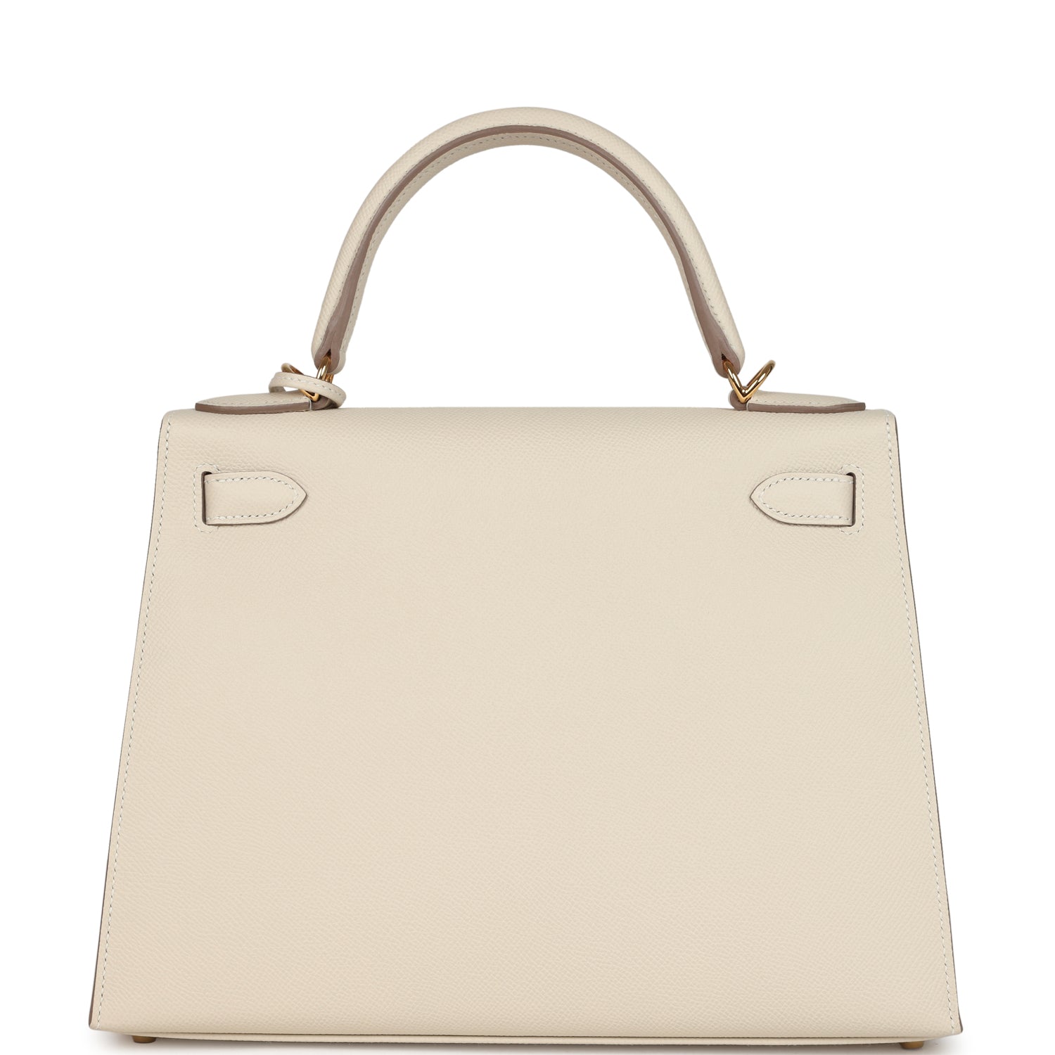 Hermes Kelly Sellier 28 Craie Epsom Gold Hardware