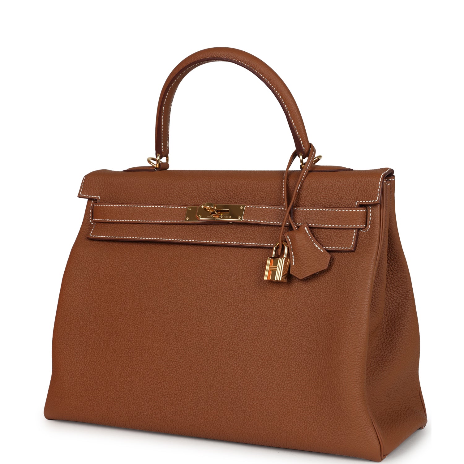 Hermes Kelly Retourne 35 Gold Togo Gold Hardware