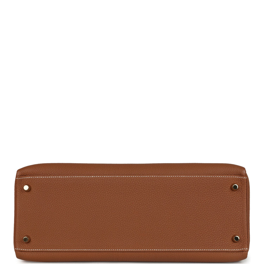 Hermes Kelly Retourne 35 Gold Togo Gold Hardware