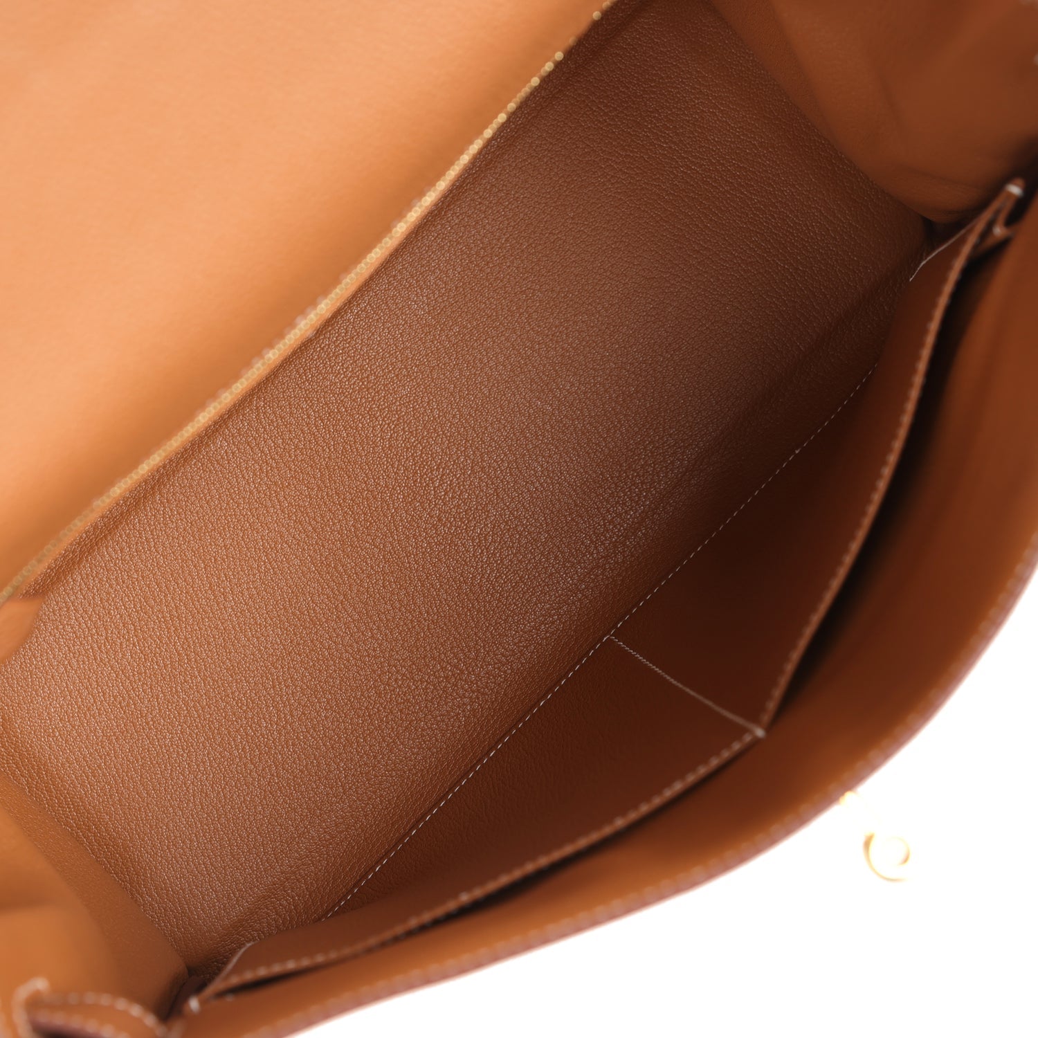 Hermes Kelly Retourne 35 Gold Togo Gold Hardware