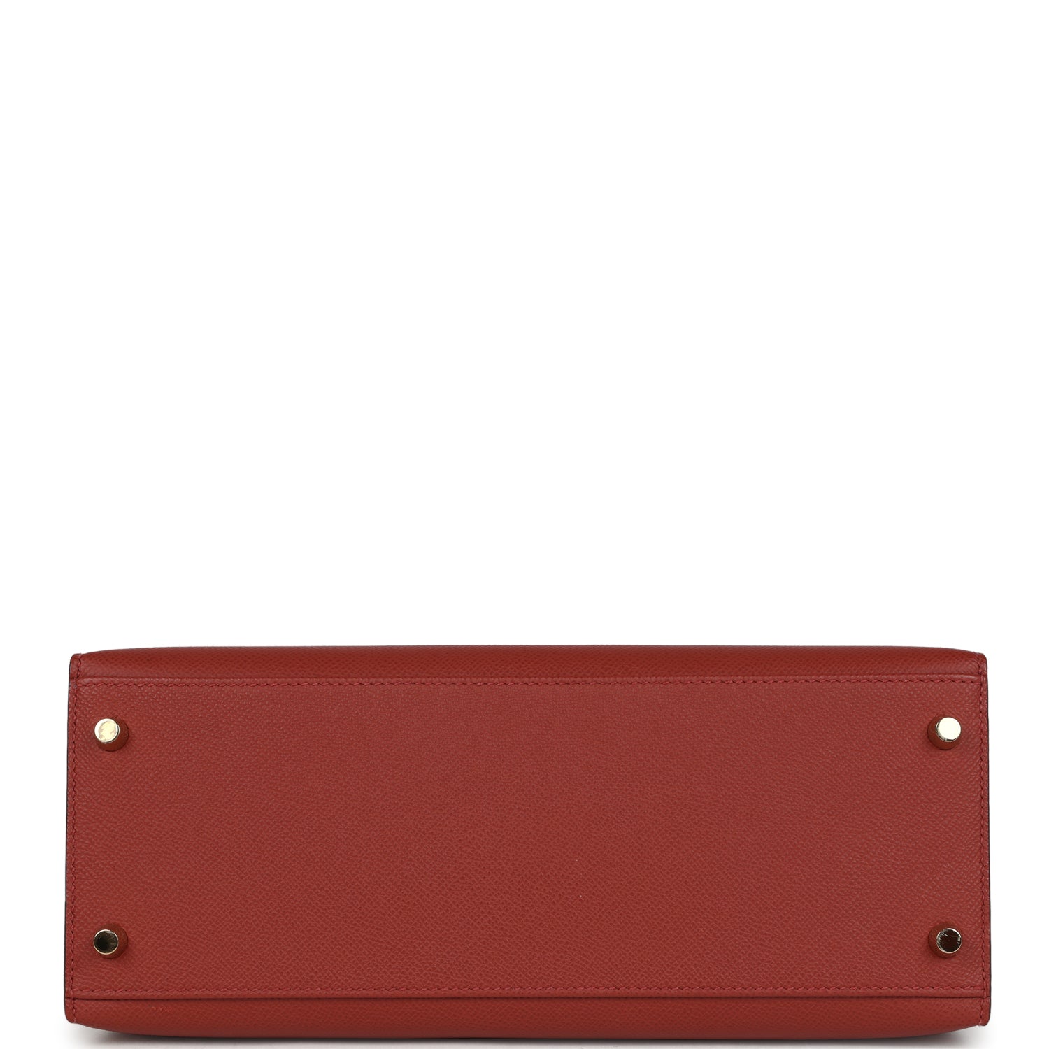 Pre-owned Hermes Kelly Sellier 28 Rouge Venitien Epsom Gold Hardware