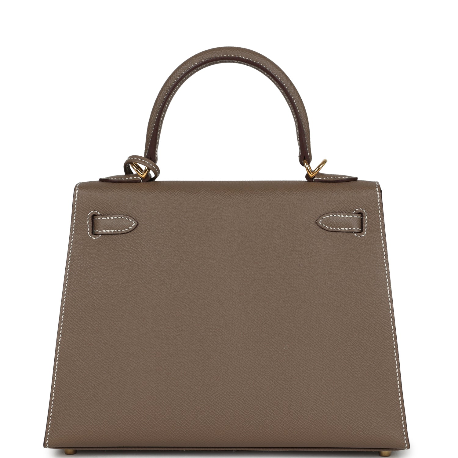 Hermes Kelly Sellier 25 Etoupe Epsom Gold Hardware