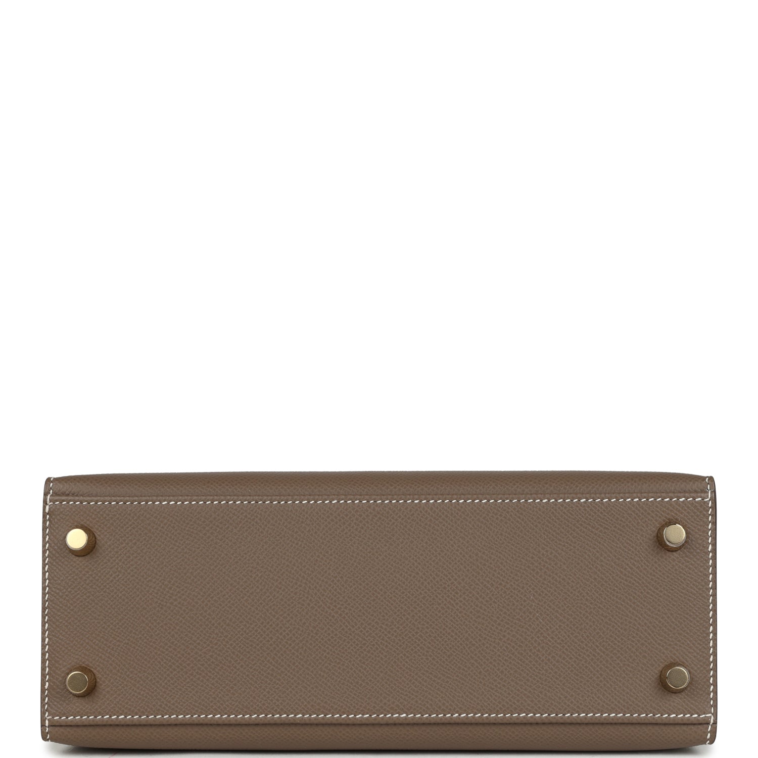 Hermes Kelly Sellier 25 Etoupe Epsom Gold Hardware
