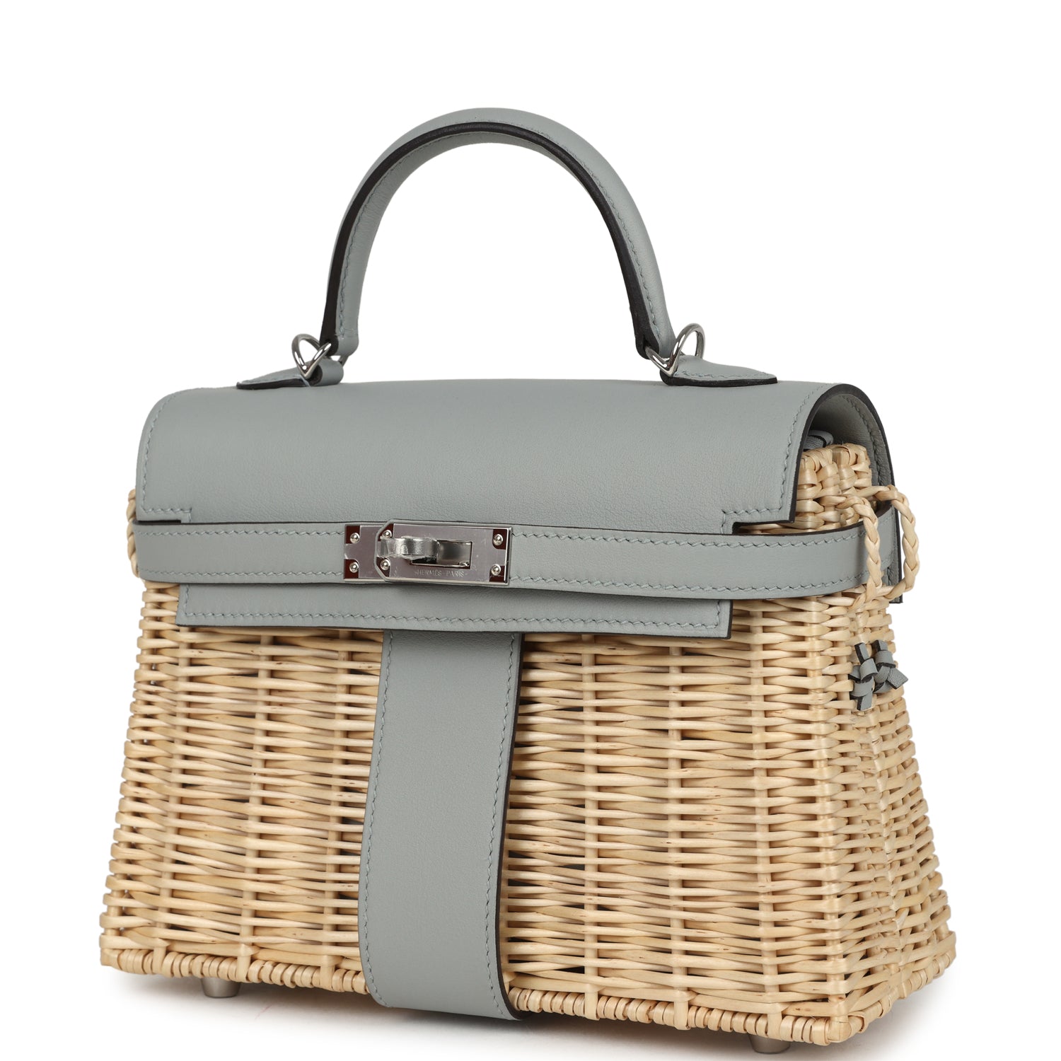 Hermes Mini Picnic Kelly 20 Bleu Glacier Swift Palladium Hardware