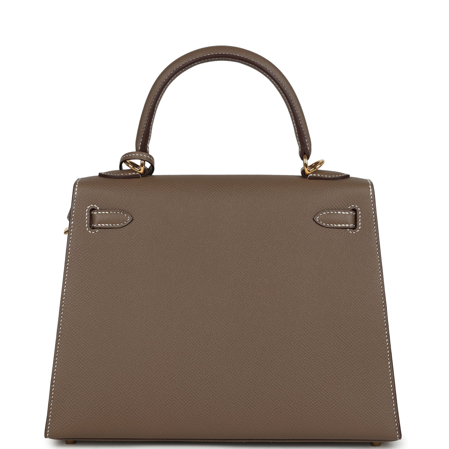 Hermes Kelly Sellier 25 Etoupe Epsom Gold Hardware