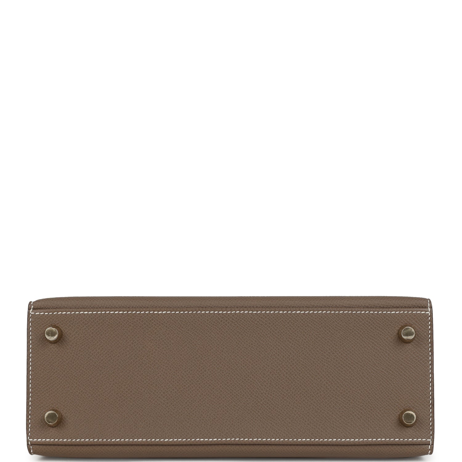Hermes Kelly Sellier 25 Etoupe Epsom Gold Hardware