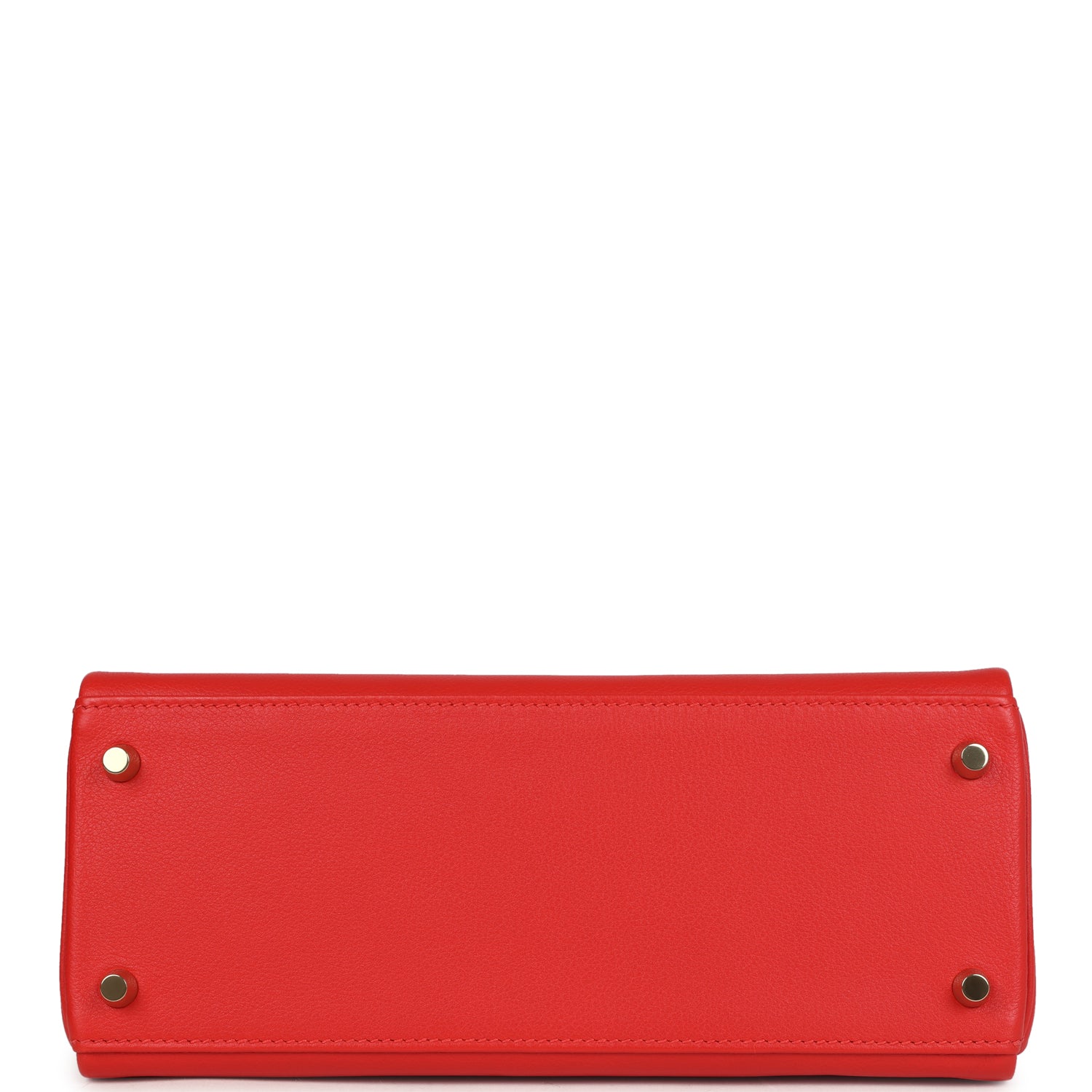 Pre-owned Hermes Kelly Retourne 28 Rouge Tomate Evercolor Gold Hardware