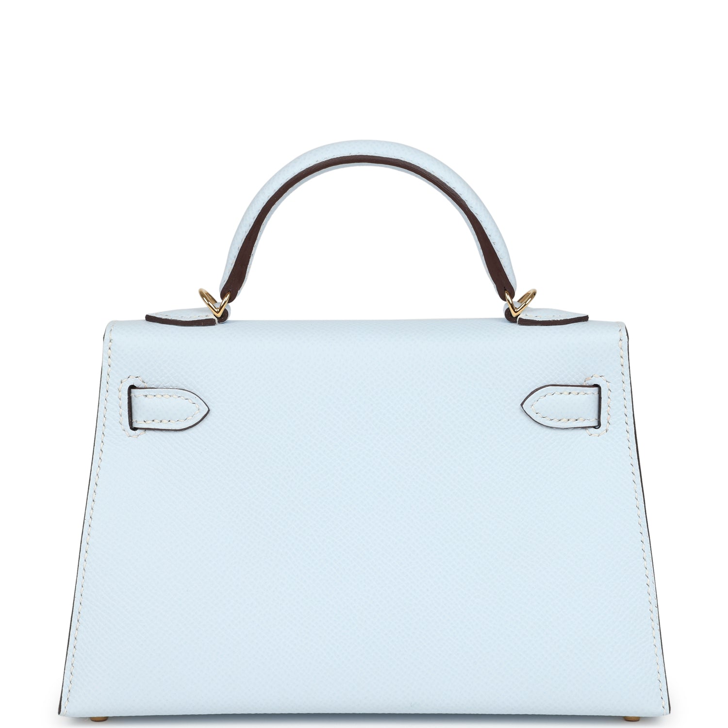 Hermes Kelly Sellier 20 Bleu Brume Epsom Gold Hardware